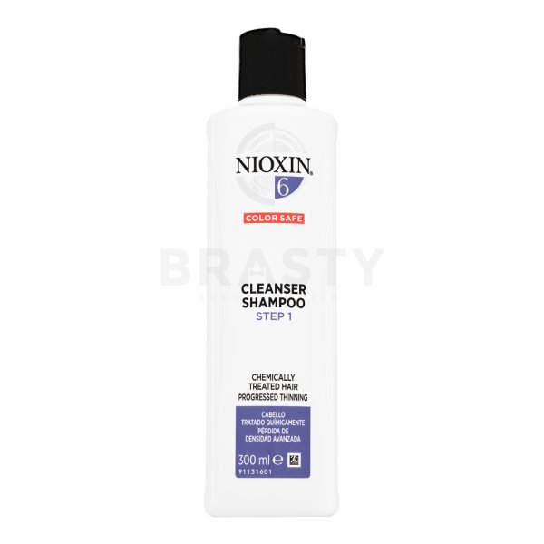 Nioxin System 6 Cleanser Shampoo Champú limpiador Para el cabello tratado químicamente 300 ml