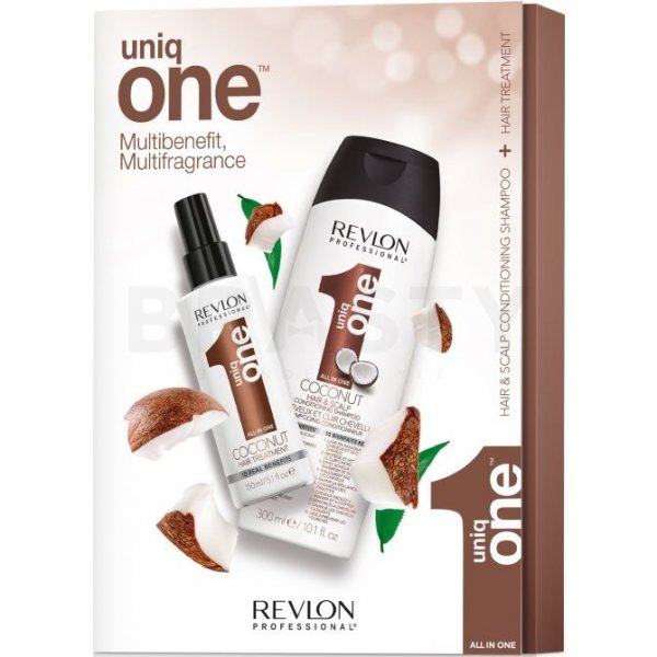 Revlon Professional Uniq One All In One Coconut Mult-Benefit Set Set für alle Haartypen 300 ml + 150 ml