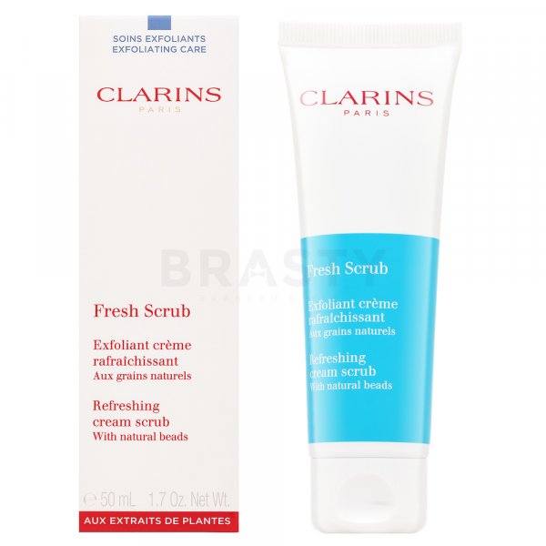 Clarins Fresh Scrub Refreshing Cream krem peelingujący o działaniu nawilżającym 50 ml