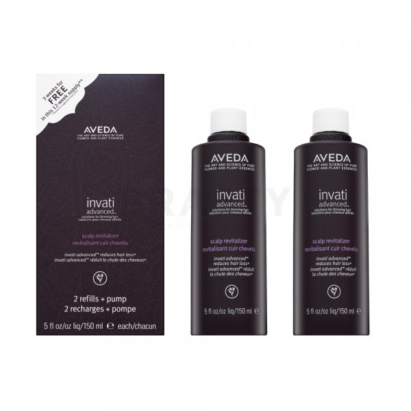Aveda Invati Advanced Scalp Revitalizer Set & Pump Set gegen Haarausfall 150 ml + 150 ml