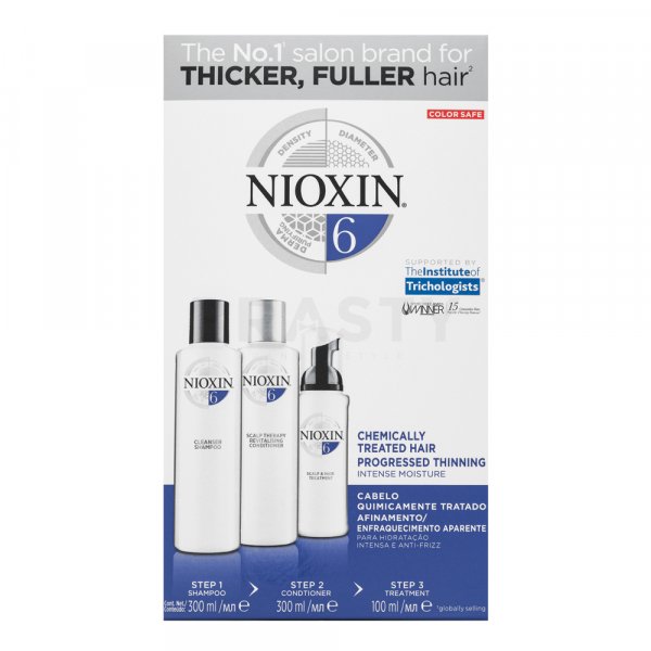 Nioxin System 6 Loyalty Kit zestaw do wrażliwej skóry głowy 300 ml + 300 ml + 100 ml