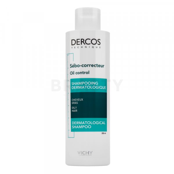 Vichy Dercos Oil Control Advanced Action Shampoo sampon de curatare pentru un scalp seboreic 200 ml