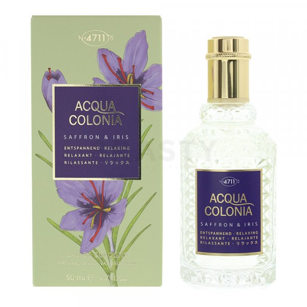 4711 Acqua Colonia Saffron & Iris kolínska voda unisex 50 ml