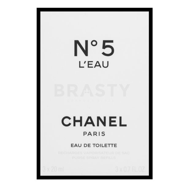 Chanel No.5 L'Eau - Refill toaletná voda pre ženy 3 x 20 ml