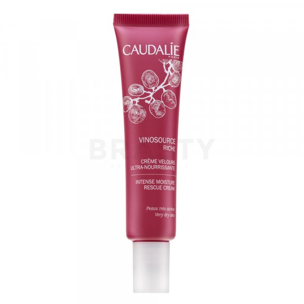 Caudalie Vinosource Intense Moisture Rescue Cream intenzív hidratáló szérum száraz arcbőrre 40 ml