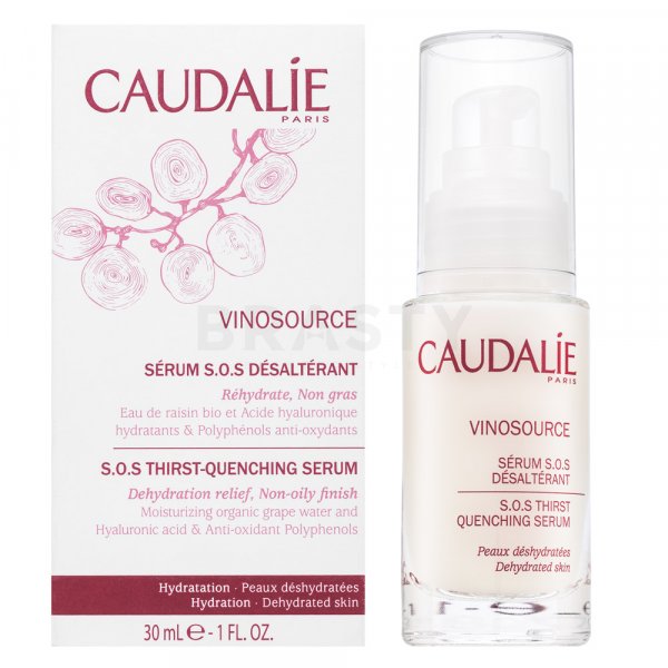 Caudalie Vinosource S.O.S Thirst-Quenching Serum интензивен хидратиращ серум за суха кожа 30 ml