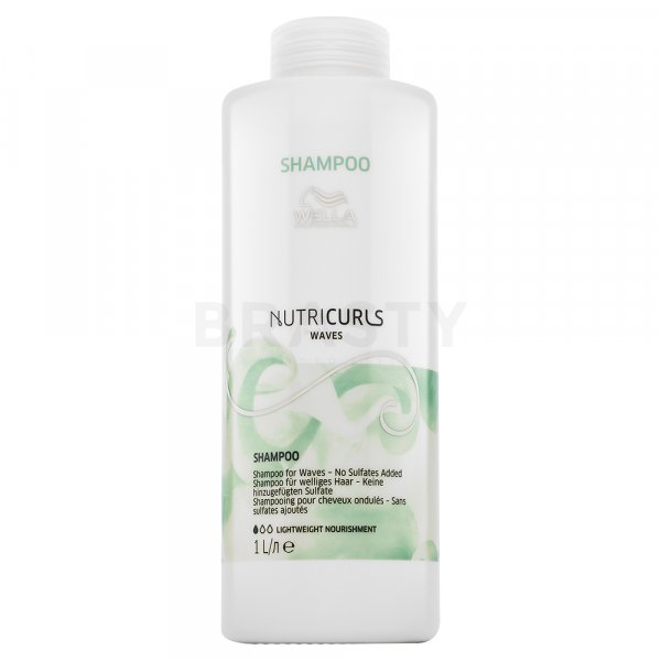 Wella Professionals Nutricurls Waves Micellar Shampoo tisztító sampon hullámos hajra 1000 ml