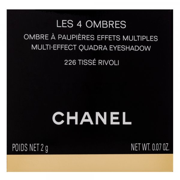 Chanel Les 4 Ombres 226 Tisse Rivoli očné tiene 2 g
