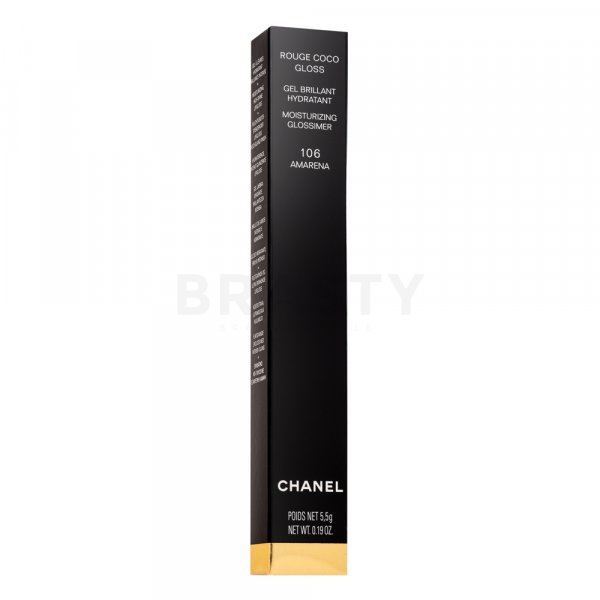 Chanel Rouge Coco Gloss Amarena 106 lesk na rty s hydratačním účinkem 5,5 g