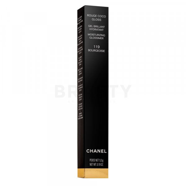 Chanel Rouge Coco Gloss Bourgeoisie 119 lip gloss cu efect de hidratare 5,5 g