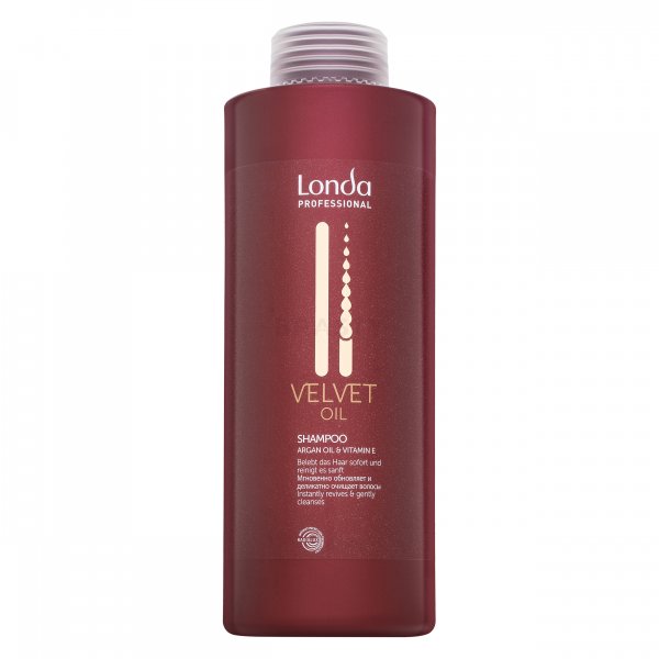 Londa Professional Velvet Oil Shampoo Champú nutritivo para el cabello normal y seco 1000 ml