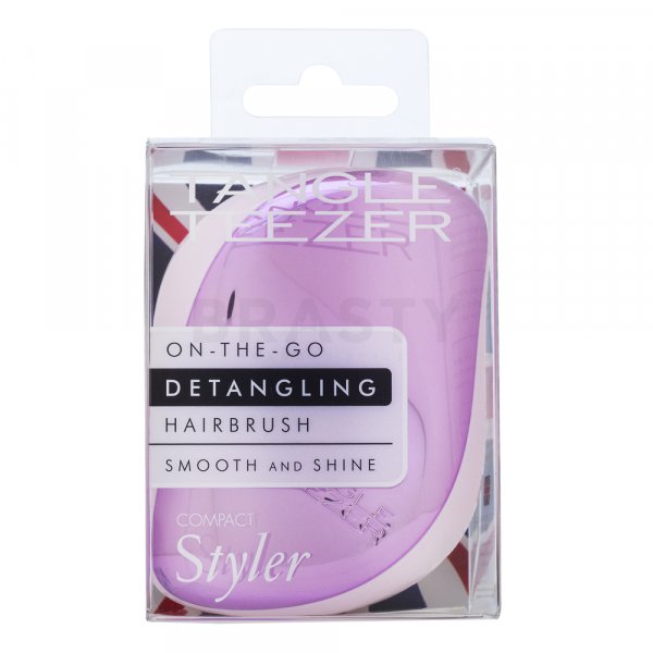 Tangle Teezer Compact Styler perie de păr pentru o pieptanare mai usoara Lilac Gleam