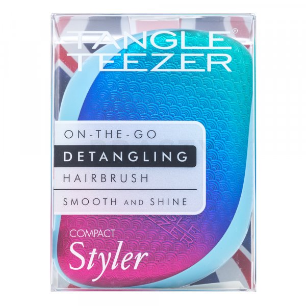 Tangle Teezer Compact Styler perie de păr pentru o pieptanare mai usoara Sundowner Blue Mermaid