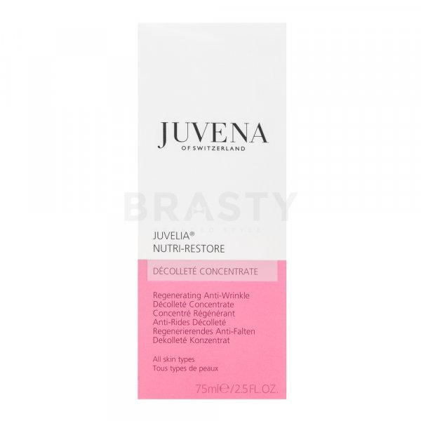 Juvena Juvelia Nutri-Restore Anti-Wrinkle Decollete Concentrate feszesítő krém a nyak és a dekoltázs számára hidratáló hatású 75 ml