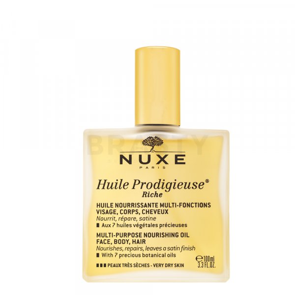 Nuxe Huile Prodigieuse Riche Dry Oil multifunkčný suchý olej pre veľmi suchú a citlivú pleť 100 ml