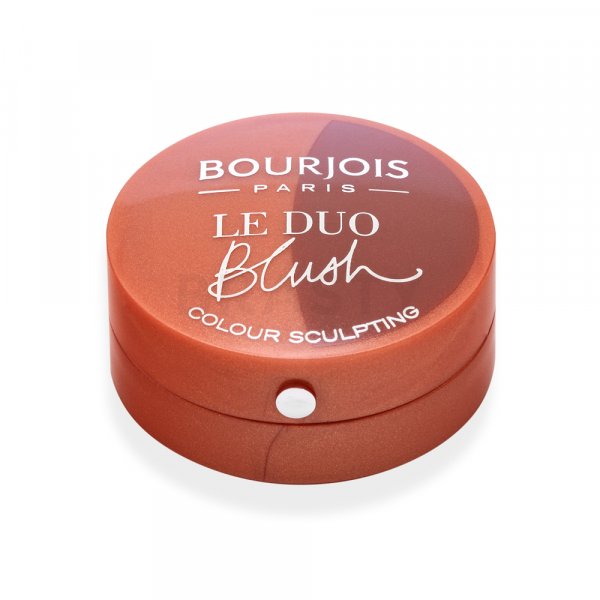 Bourjois Le Duo Blush 03 Caraméli Mélo pudrová tvářenka 2v1 2,4 g