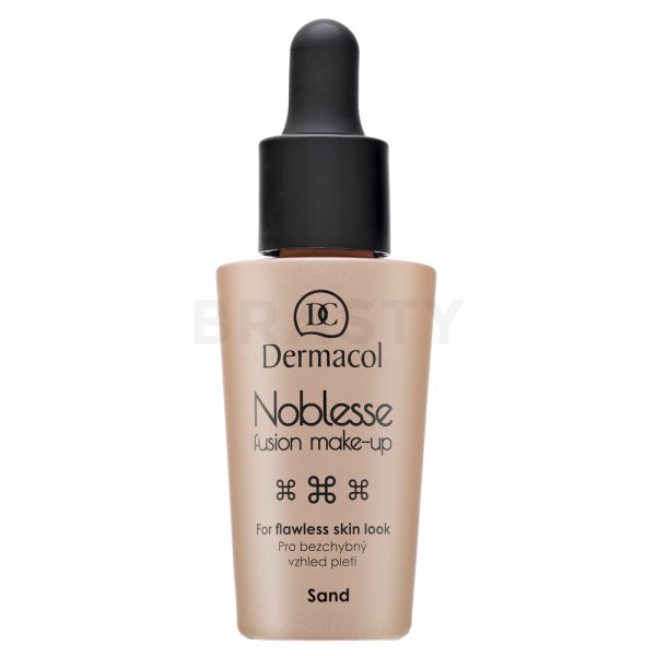 Dermacol Noblesse Fusion Make-Up 03 Sand tekutý make-up pro sjednocenou a rozjasněnou pleť 25 ml