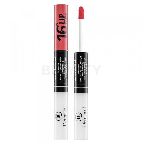 Dermacol 16H Lip Colour dlouhotrvající dvoufázová barva a lesk na rty No. 06 7,1 ml