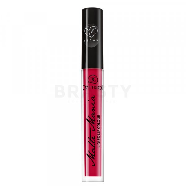 Dermacol Matte Mania Lip Liquid Color Flüssig-Lippenstift mit mattierender Wirkung N. 23 3,5 ml