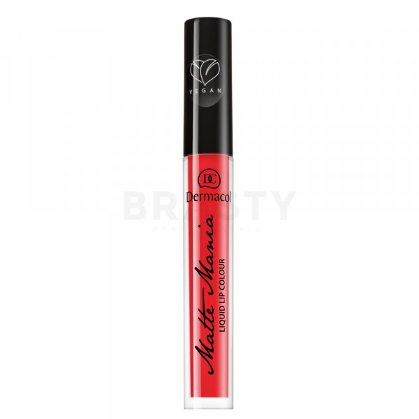 Dermacol Matte Mania Lip Liquid Color Flüssig-Lippenstift mit mattierender Wirkung N. 51 3,5 ml