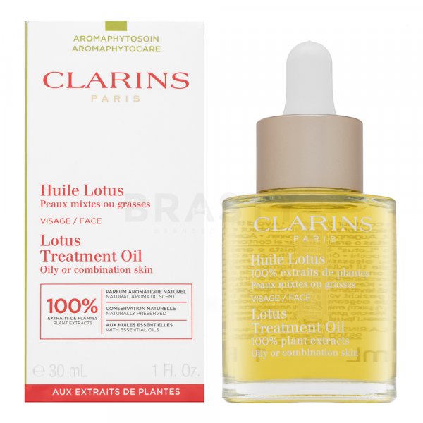 Clarins Lotus Face Treatment Oil ulei pentru curățare pentru piele uleioasă 30 ml