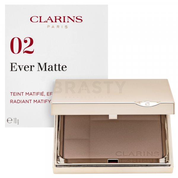 Clarins Ever Matte Radiant Matifying Powder pudr s matujícím účinkem 02 Transparent Medium 10 g