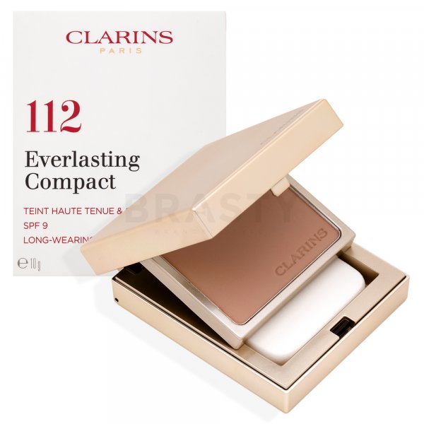 Clarins Everlasting Compact Foundation pudrový make-up 112 Amber 10 g