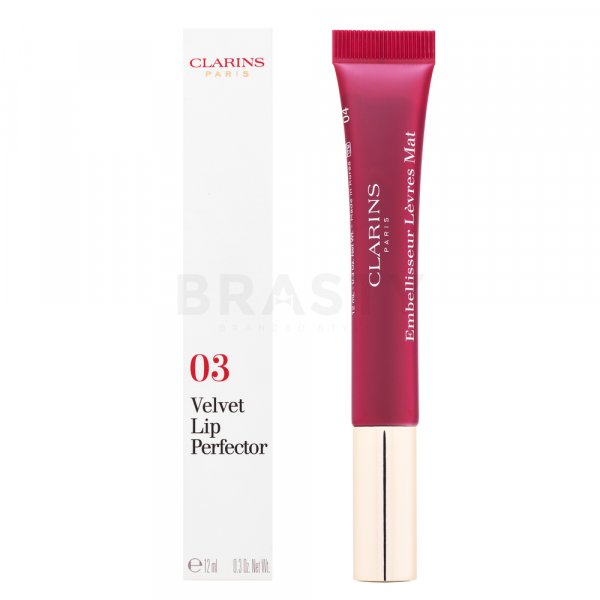 Clarins Velvet Lip Perfector Lip Gloss with moisturizing effect 03 Velvet Red 12 ml