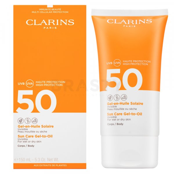 Clarins Sun Care Gel-to-Oil SPF50 cremă de protecție solară 150 ml