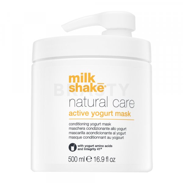 Milk_Shake Natural Care Active Yogurt Mask mască hrănitoare pentru păr uscat 500 ml