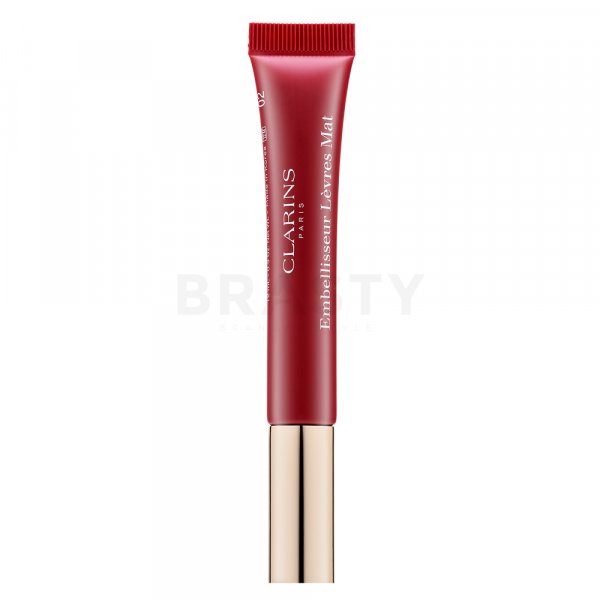 Clarins Velvet Lip Perfector lesk na pery s hydratačným účinkom 02 Velvet Rosewood 12 ml