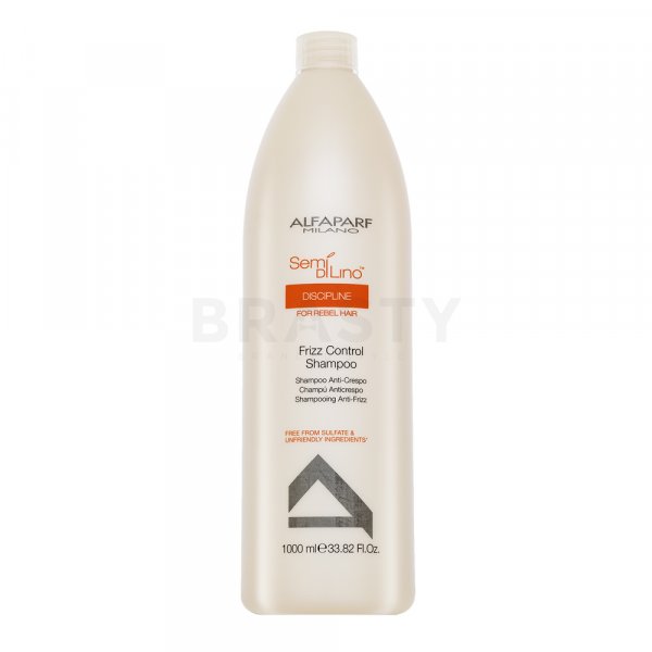 Alfaparf Milano Semi Di Lino Discipline Frizz Control Shampoo wygładzający szampon do włosów grubych i trudnych do ułożenia 1000 ml