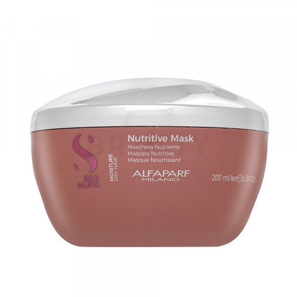Alfaparf Milano Semi Di Lino Moisture Nutritive Mask Mascarilla capilar nutritiva Para cabello seco y dañado 200 ml