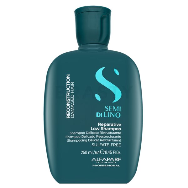 Alfaparf Milano Semi Di Lino Reconstruction Reparative Low Shampoo Voedende Shampoo voor droog en beschadigd haar 250 ml
