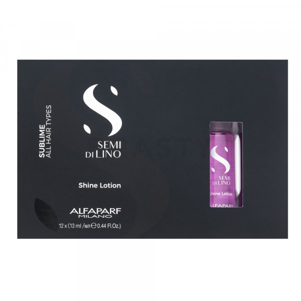 Alfaparf Milano Semi Di Lino Sublime Shine Lotion serum voor glanzend haar 12 x 13 ml