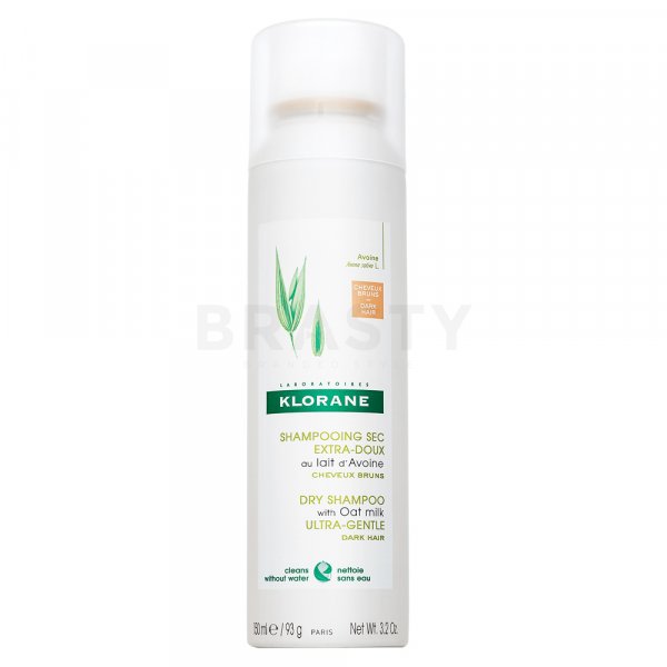 Klorane Dry Shampoo With Oat Milk shampoo secco per capelli scuri 150 ml