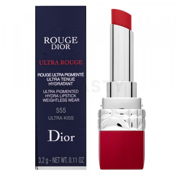 Dior (Christian Dior) Ultra Rouge rúž s hydratačným účinkom 555 Ultra Kiss 3,2 g