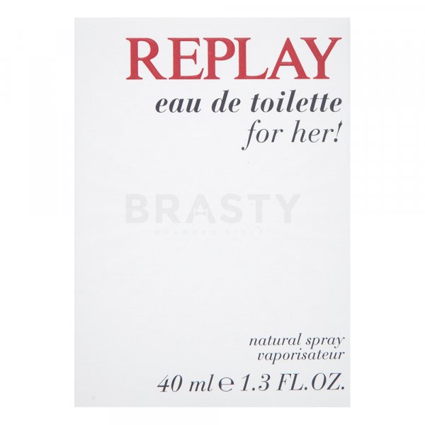 Replay For Her toaletní voda pro ženy 40 ml