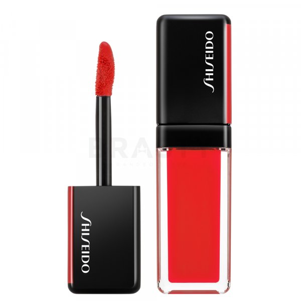 Shiseido Lacquerink Lipshine 306 Coral Spark szminka w płynie o działaniu nawilżającym 6 ml