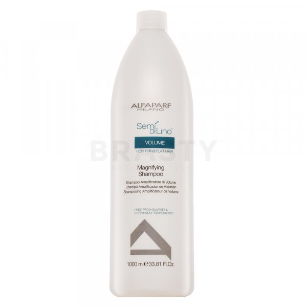 Alfaparf Milano Semi Di Lino Volume Magnifying Shampoo tápláló sampon volumen növelésre 1000 ml