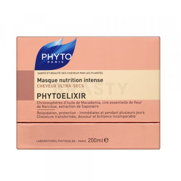 Phyto Phytoelixir Intense Nutrition Mask nourishing hair mask for dry and damaged hair 200 ml