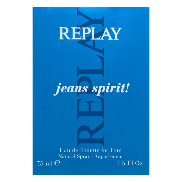 Replay Jeans Spirit! for Him Eau de Toilette bărbați 75 ml
