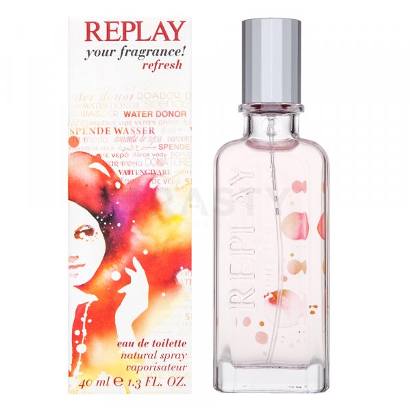 Replay Your Fragrance! Refresh For Her toaletní voda pro ženy 40 ml