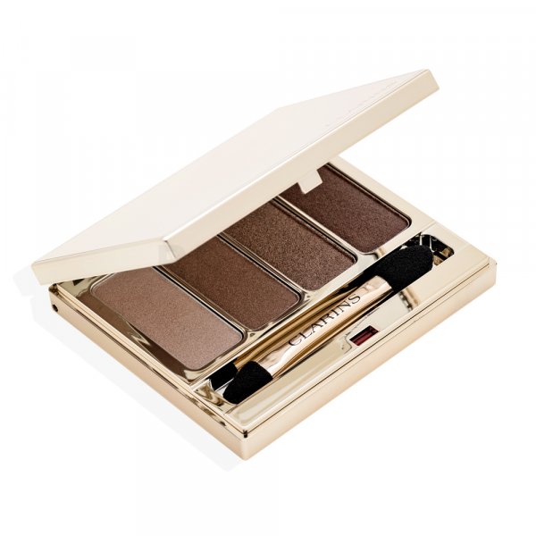 Clarins 4-Colour Eyeshadow Palette paletka očných tieňov 03 Brown 6,9 g