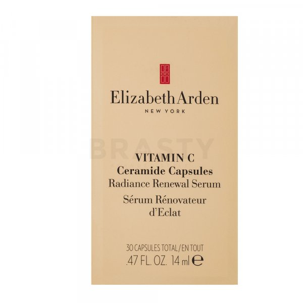 Elizabeth Arden Vitamin C Ceramide Capsules Radiance Renewal Serum 30 pcs ser cu hidratare intensivă pentru o piele luminoasă și uniformă