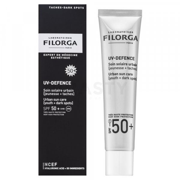 Filorga UV-Defence Anti-Ageing Anti-Dark Spot Sun Care SPF50+ hidratáló és védő fluid pigmentfoltok ellen 40 ml