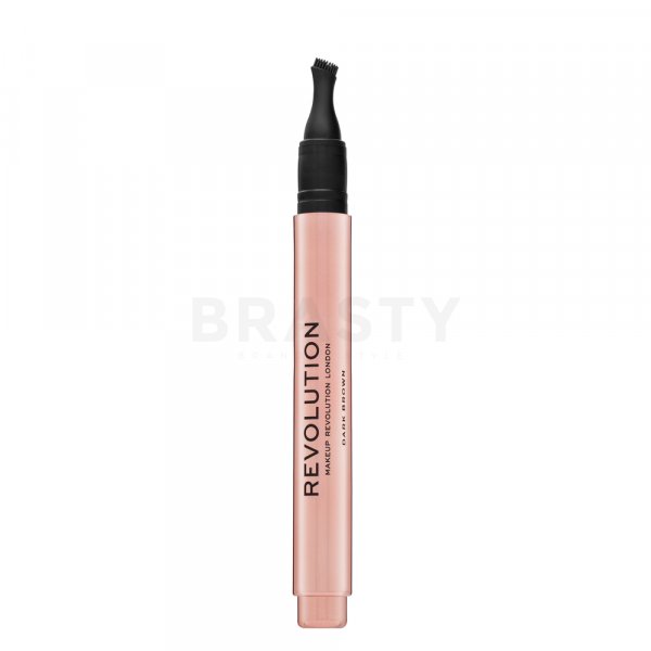 Makeup Revolution Fast Brow Clickable Pomade Pen - Dark Brown Augenbrauenstift 1 ml