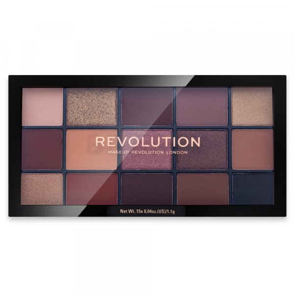 Makeup Revolution Reloaded Eyeshadow Palette - Velvet Rose paletka očných tieňov 16,5 g