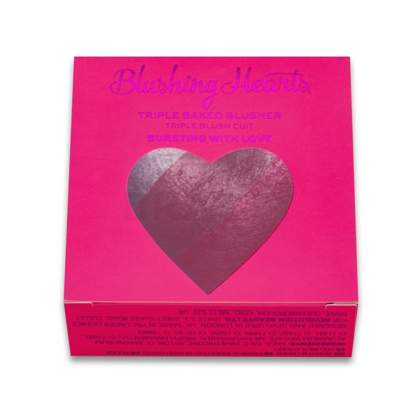 I Heart Revolution Blushing Hearts Triple Baked Blusher pudrowy róż Bursting With Love 10 g