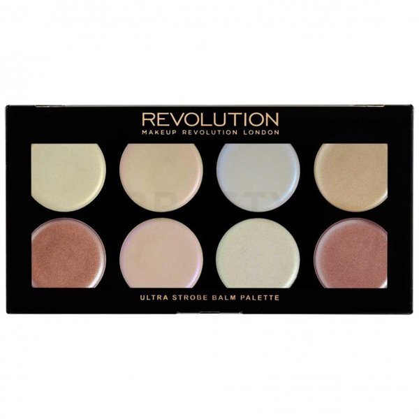 Makeup Revolution Ultra Strobe Balm Palette Cream Highlighter rozjasňovač 12 g